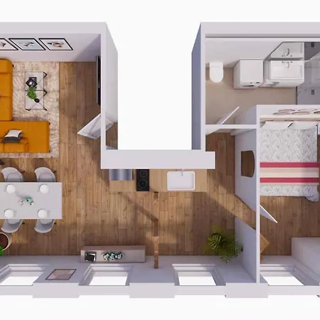 Les Beaux Volumes - Grand T2 Renove Confort 아파트 르아브르